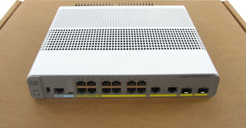 New Sealed Cisco WS-C3560CX-12PC-S Catalyst 3560-CX 12 Port PoE IP