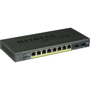 Netgear ProSafe GS110TP-200NAS 8-Port(PoE+) & 2-Port SFP Gigabit Switch w/ Power