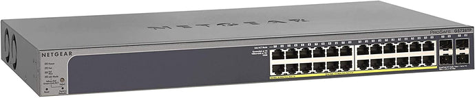 Netgear GS728TP-200NAS 24-port Gigabit PoE + Managed Pro Switch w/ 4 SFP Ports